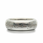 Tiffany Silver Silver 925 Band Ring (Pre-Owned)