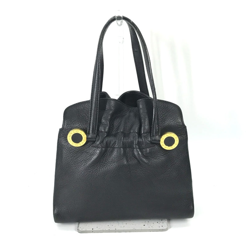 Bvlgari Black Leather Tote Bag (Pre-Owned)