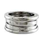 Bvlgari B.Zero1 Silver White Gold (18K) Band Ring (Pre-Owned)