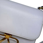 Valentino Garavani White Leather Shoulder Bag (Pre-Owned)