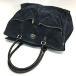 Anya Hindmarch Navy Leather Tote Bag (Pre-Owned)