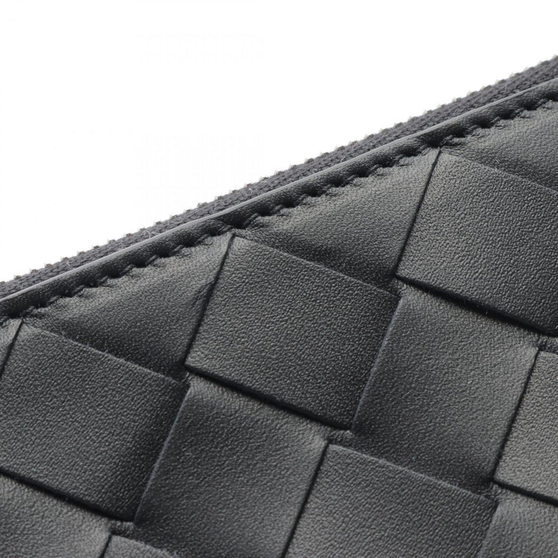 Bottega Veneta Black Leather Coin Purse/Coin Case