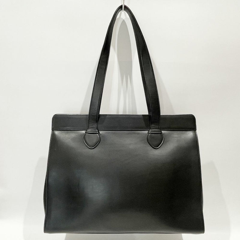 Gucci Black Leather Tote Bag (Pre-Owned)