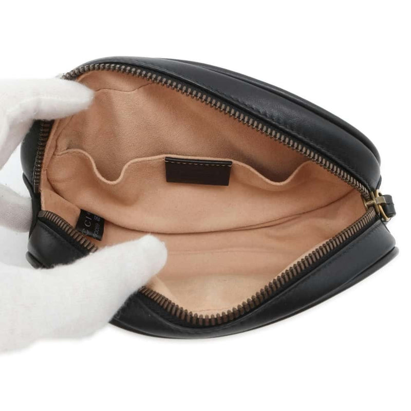 Gucci Black Leather Fanny Pack (Pre-Owned)