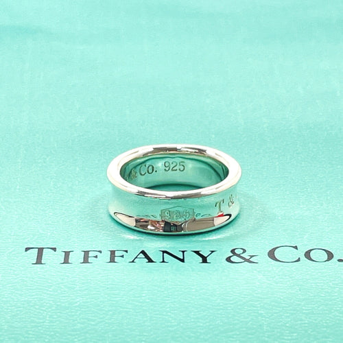 Tiffany 1837 Silver Silver 925 Band Ring (Pre-Owned)