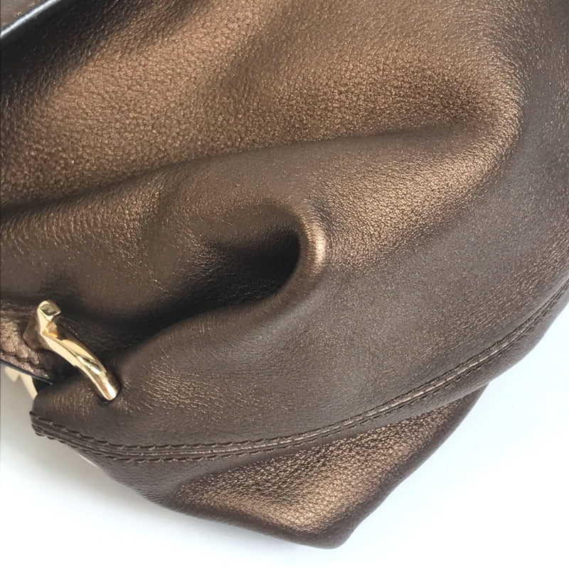 Salvatore Ferragamo Brown Leather Handbag (Pre-Owned)