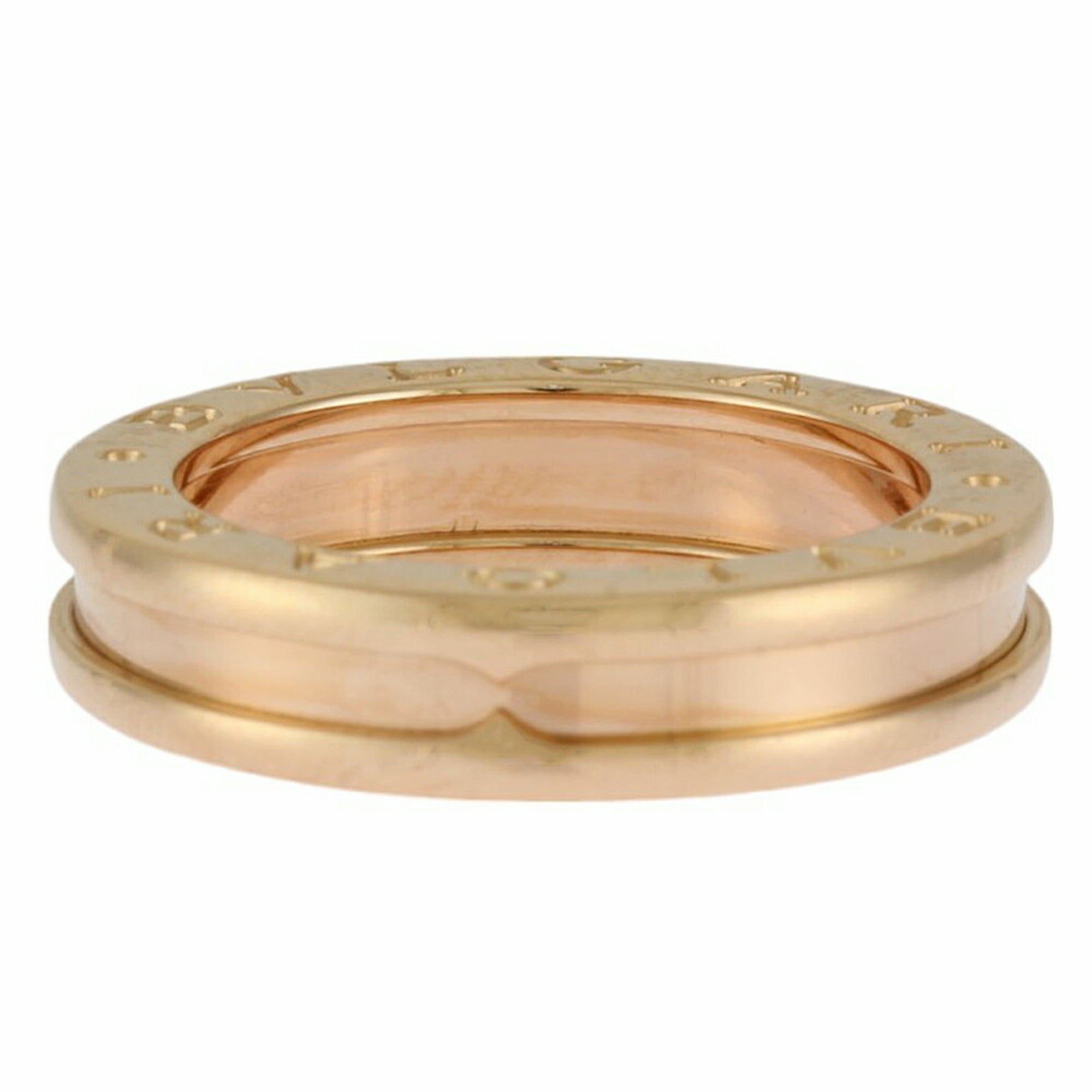 Bvlgari Gold Pink Gold Pink Gold (18K) Band Ring (Pre-Owned)