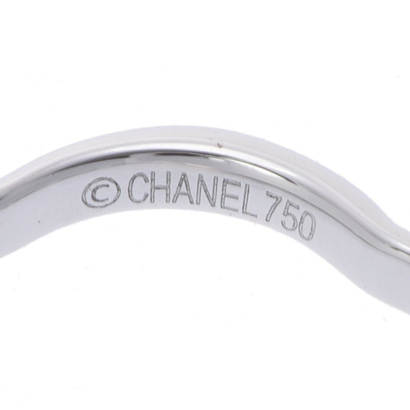 Chanel White Gold White Gold (18K) Band Ring (Pre-Owned)