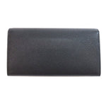 Bvlgari Black Leather Long Wallet (Bi-Fold) (Pre-Owned)