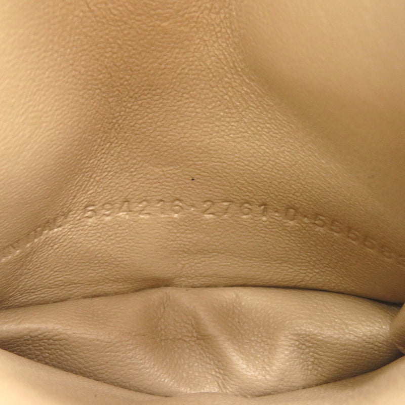 Balenciaga Beige Leather Middle Wallet (Bi-Fold)