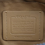 Coach Beige Black Blue Pvc Leather Fanny Pack (Pre-Owned)