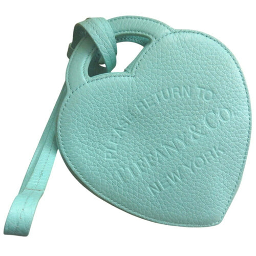 Tiffany Blue Leather Coin Purse/Coin Case (Pre-Owned)