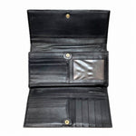 Fendi Black Leather Coin Purse/Coin Case (Pre-Owned)