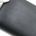 Bvlgari Black Leather Long Wallet (Bi-Fold) (Pre-Owned)