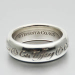 Tiffany Silver Silver 925 Band Ring (Pre-Owned)