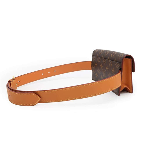 Louis Vuitton Monogram Brown Monogram Fanny Pack Sling Bag (Pre-Owned)