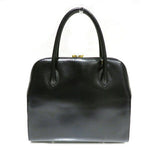 Salvatore Ferragamo Black Leather Shoulder Bag (Pre-Owned)