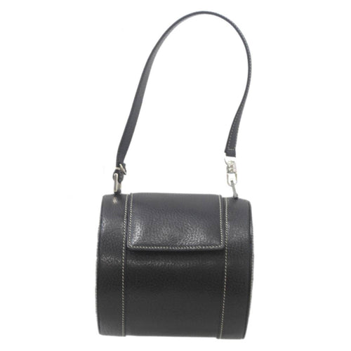 Bvlgari Black Leather Handbag (Pre-Owned)