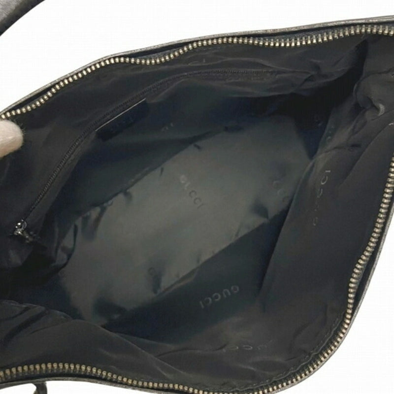 Gucci Black Leather Shoulder Bag (Pre-Owned)