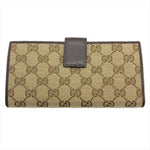 Gucci Beige Gg Canvas Long Wallet (Bi-Fold) (Pre-Owned)