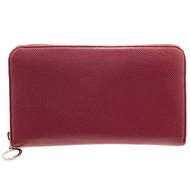 Bvlgari Bvlgari Bvlgari Red Color Leather Long Wallet (Bi-Fold) (Pre-Owned)