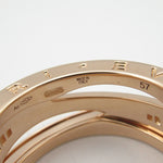 Bvlgari Clear Pink Gold (18K) Band Ring (Pre-Owned)