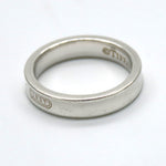 Tiffany Silver Silver 925 Band Ring (Pre-Owned)