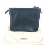 Valentino Garavani Black Leather Clutch Bag Pouch (Pre-Owned)