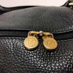 Fendi Black Leather Boston Bag (Pre-Owned)