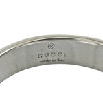 Gucci Silver White Gold (18K) Band Ring (Pre-Owned)