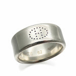 Hermes Silver Silver 925 Band Ring (Pre-Owned)