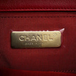 Chanel Red Color Leather Fanny Pack (Pre-Owned)