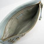 Jimmy Choo Light Blue Leather Clutch Bag (Pre-Owned)