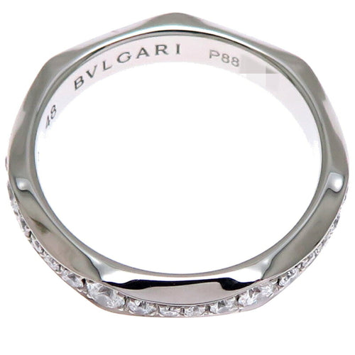 Bvlgari Platinum Platinum 950 Band Ring (Pre-Owned)