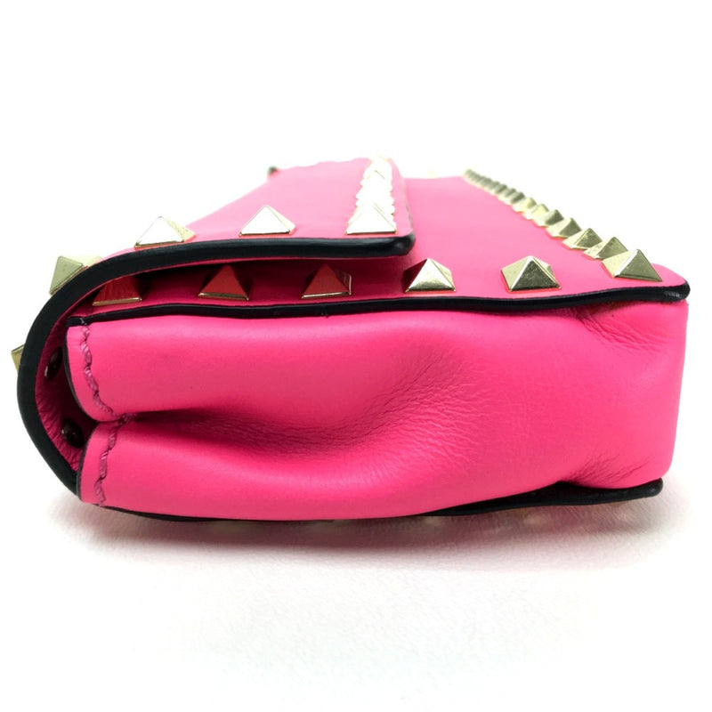 Valentino Garavani Pink Leather Clutch Bag (Pre-Owned)