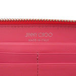 Jimmy Choo Pink Leather Long Wallet (Bi-Fold) (Pre-Owned)