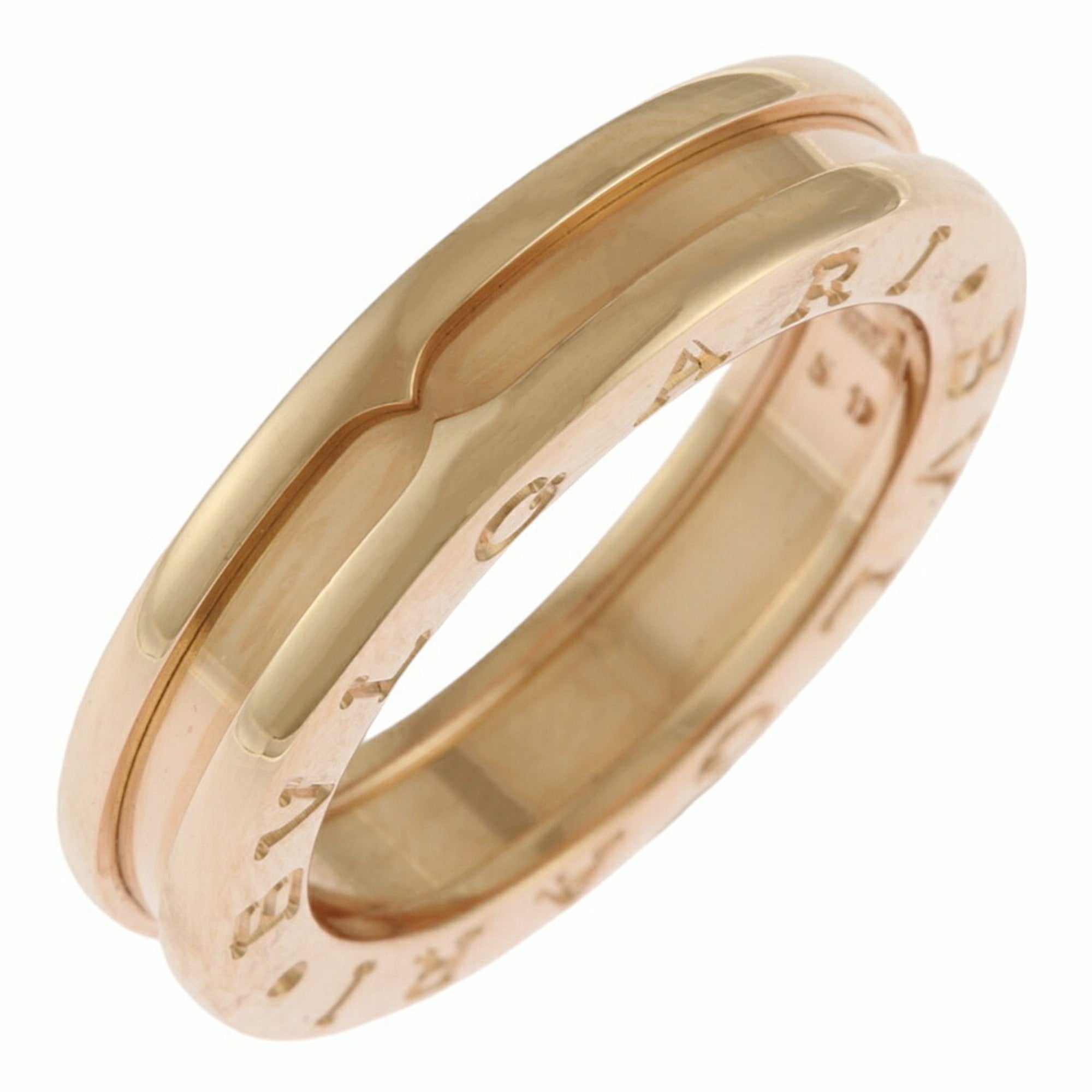 Bvlgari Gold Pink Gold Pink Gold (18K) Band Ring (Pre-Owned)