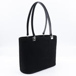 Salvatore Ferragamo Black Suede Handbag (Pre-Owned)