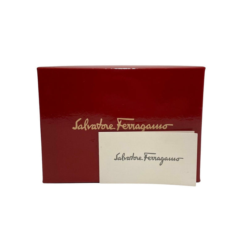 Salvatore Ferragamo Black Leather Wallet (Tri-Fold) (Pre-Owned)