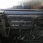 Salvatore Ferragamo Black Leather Handbag Shoulder Bag (Pre-Owned)