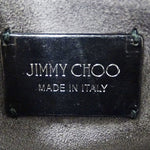 Jimmy Choo Black Leather Handbag Shoulder Bag (Pre-Owned)