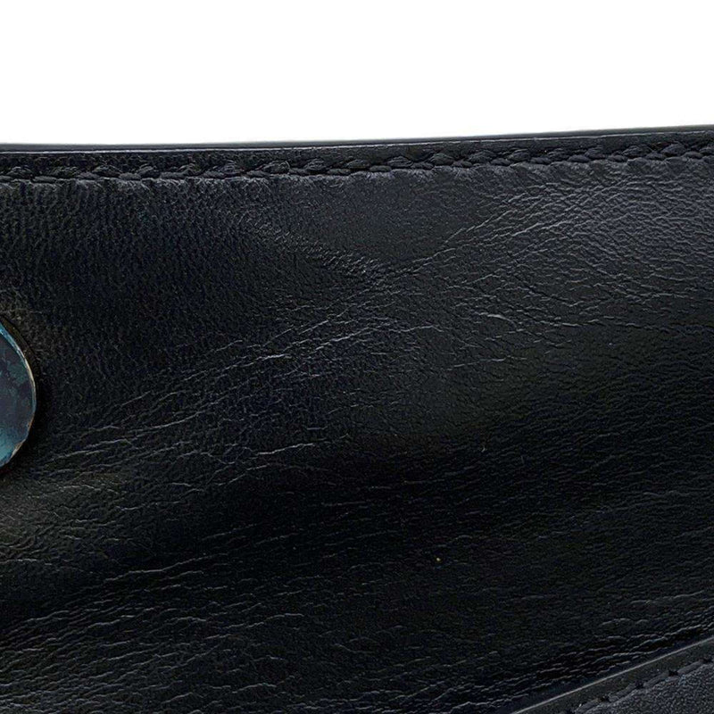 Valentino Garavani Black Leather Shoulder Bag (Pre-Owned)