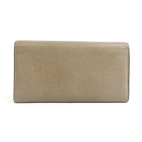 Valextra Beige Leather Coin Purse/Coin Case (Pre-Owned)