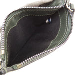 Jimmy Choo Blue Green Leather Coin Purse/Coin Case (Pre-Owned)