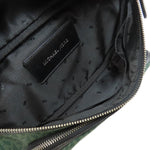 Michael Kors Black Green Khaki Pvc Fanny Pack (Pre-Owned)