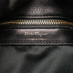 Salvatore Ferragamo Black Leather Handbag (Pre-Owned)