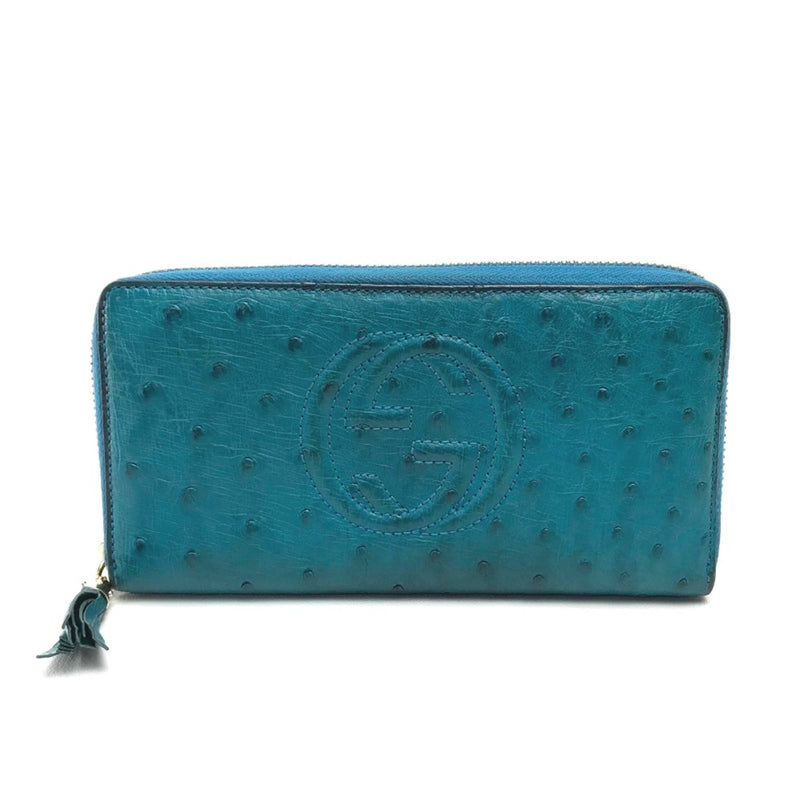 Gucci Blue Other Long Wallet (Bi-Fold) (Pre-Owned)