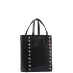 Jimmy Choo Black Leather Shoulder Bag Tote Bag (Pre-Owned)