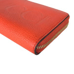 Gucci Orange Leather Long Wallet (Bi-Fold) (Pre-Owned)