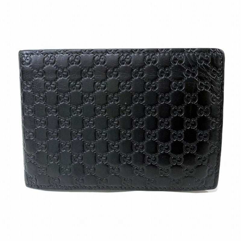 Gucci Black Leather Coin Purse/Coin Case (Pre-Owned)